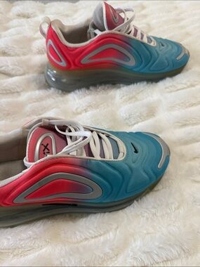 Nike Air Max Gradient Teal to Pink Casual Sneakers